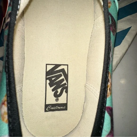 Custom Van’sOne of a KindMen’s Size 14 Cat Print Sneakers (NWT)